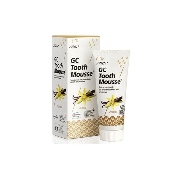 ДЕНТАЛЕН РЕМИНЕРАЛИЗИРАЩ КРЕМ С ВКУС НА ВАНИЛИЯ 35 мл. / GC TOOTH MOUSSE CREAM WITH BIO AVAILABLE CALCIUM AND PHOSPHATE