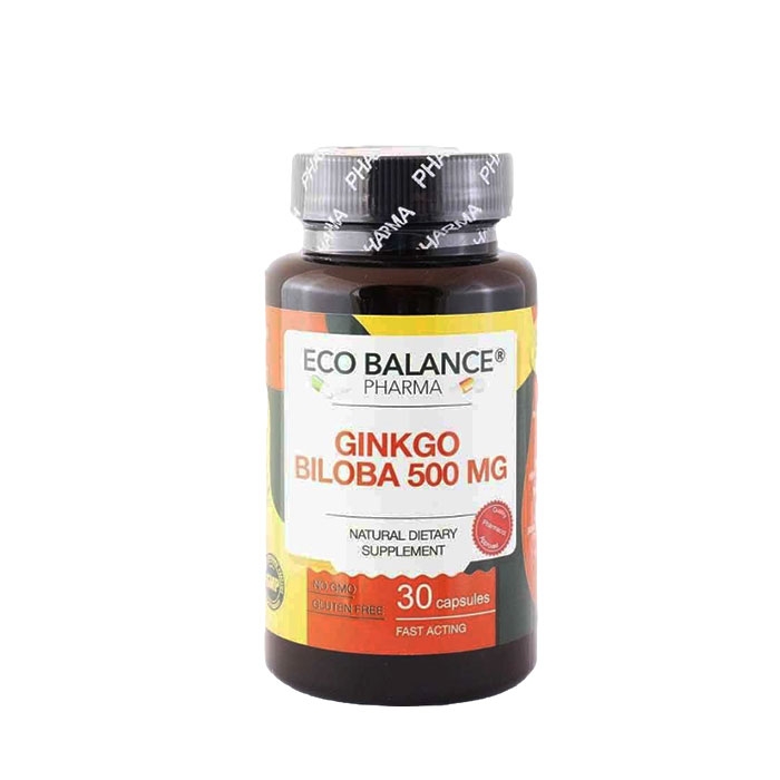 ГИНКО БИЛОБА 500 мг ЕКО БАЛАНС капсули 30 броя / ECO BALANCE PHARMA GINKO BILOBA
