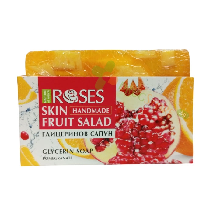 ГЛИЦЕРИНОВ САПУН С НАР FRUIT SALAD 20 броя / NATURE OF AGIVA FRUIT SALAD GLYCERIN SOAP WITH POMEGRANATE