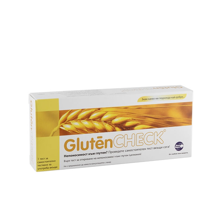 БЪРЗ ТЕСТ ЗА НЕПОНОСИМОСТ КЪМ ГЛУТЕН / NANO REPRO AG GLUTEN-CHECK GLUTEN INTOLERANCE