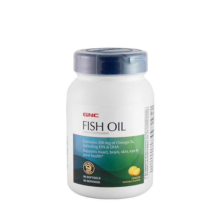 РИБЕНО МАСЛО капсули 90 броя / GNC FISH OIL