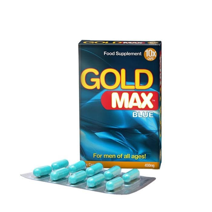 ГОЛД МАКС БЛУ капсули 10 броя / GOLD MAX BLUE