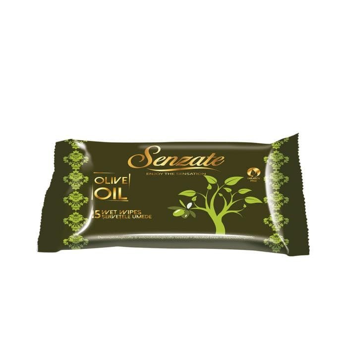 МОКРИ КЪРПИ СЪС ЗЕХТИН 15 бр. / GRANDE GLORIA WET WIPES SENZATE OLIVE OIL