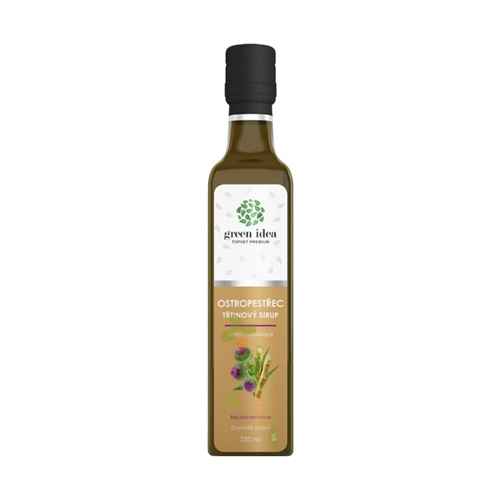 ТРЪСТИКОВ СИРОП С БЯЛ ТРЪН 250 мл / GREEN IDEA CANE SYRUP WITH SILYBUM MARIANUM