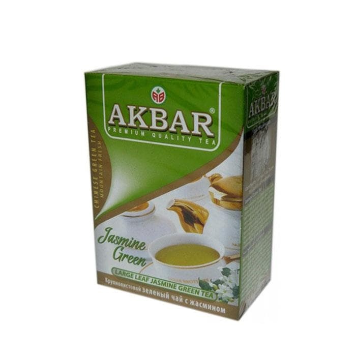 ЗЕЛЕН ЧАЙ С ЖАСМИН 100 гр. / AKBAR GREEN TEA WITH JASMINE | Drugstore BG