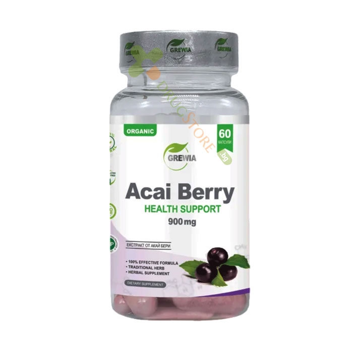 ГРЕВИЯ АКАЙ БЕРИ капсули 60 броя / GREWIA ACAI BERRY