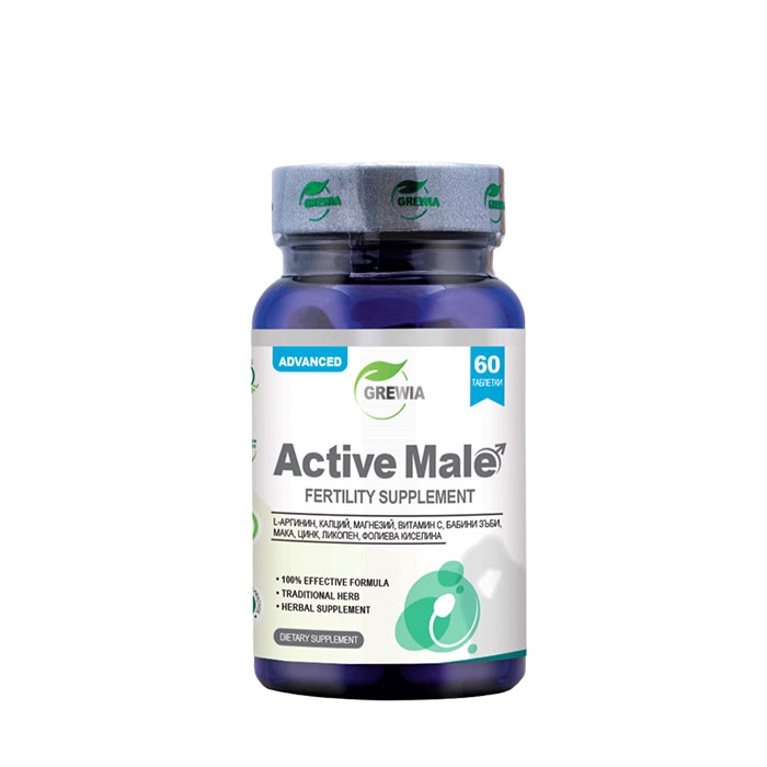 ГРЕВИЯ АКТИВ МАЛЕ таблетки 60 броя / GREWIA ACTIVE MALE