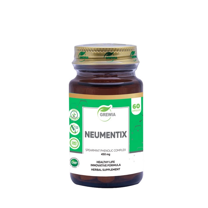 ГРЕВИЯ НЕУМЕНТИКС МЕНТОВ ФЕНОЛЕН КОМПЛЕКС капсули 60 броя / GREWIA NEUMENTIX SPEARMINT PHENOLIC COMPLEX