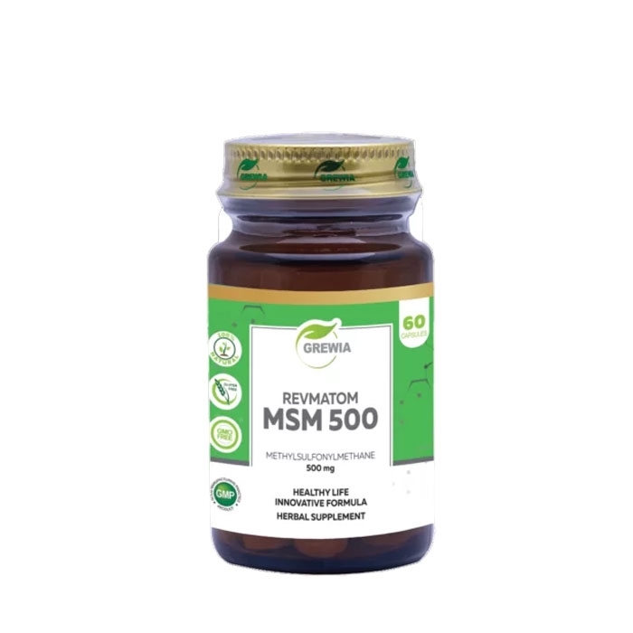 ГРЕВИЯ РЕВМАТОМ МСМ 500 капсули 60 броя / GREWIA REVMATOM MSM