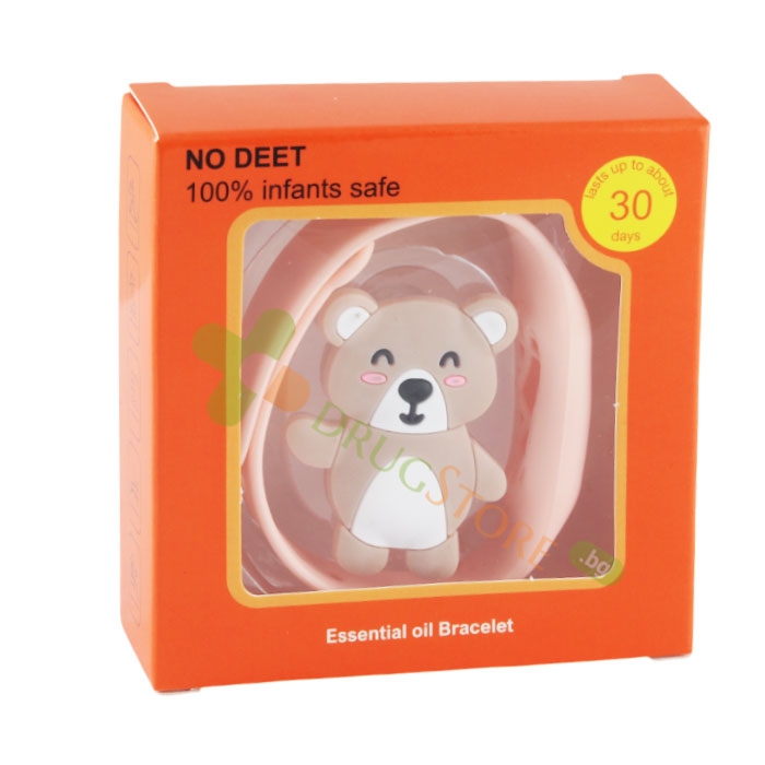 ГРИВНА ЗА ДЕЦА С АРОМАТ НА ЕТЕРИЧНИ МАСЛА - ЖИВОТНИ / AROMA DEFENCE CHILDREN&#039;S BRACELET WITH ESSENTIAL OILS SCENT
