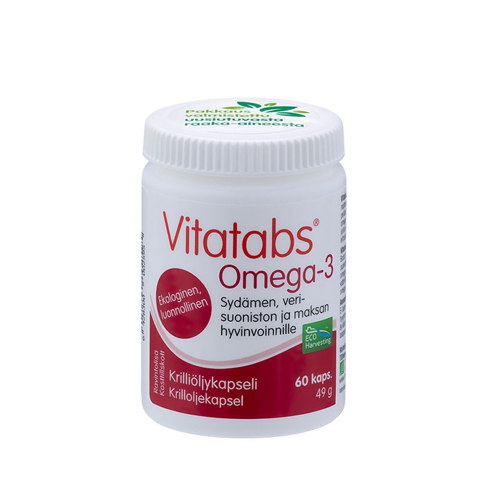 ВИТАТАБС ОМЕГА 3 КРИЛ капсули 60 броя / HANKINTATUKKU OY VITATABS OMEGA 3 KRILL