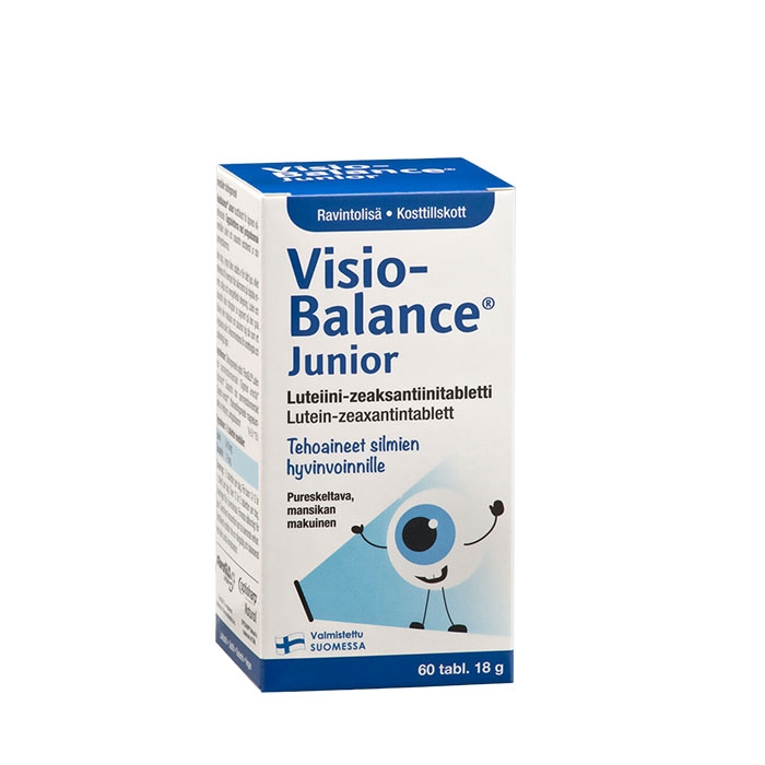 ВИЗИОБАЛАНС ДЖУНИЪР дъвчащи таблетки 60 броя / HANKINTATUKKU OY VISIOBALANCE JUNIOR