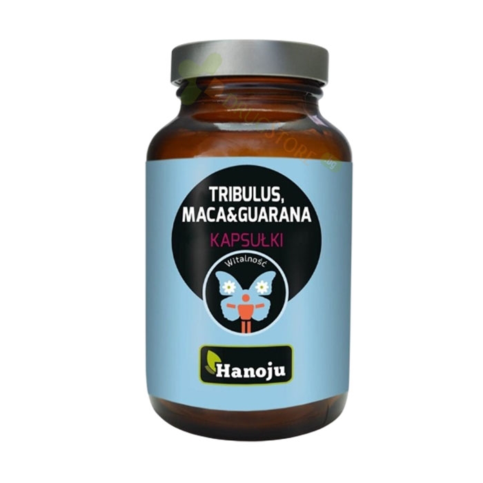 ХАНОЖУ ТРИБУЛУС + МАКА + ГУАРАНА капсули 90 броя / HANOJU TRIBULUS + MACA + GUARANA