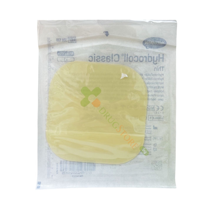 ХАРТМАН THIN ХИДРОКОЛОИДНА ПРЕВРЪЗКА 10 x 10 см 1 брой / HARTMANN HYDROCOLL CLASSIC THIN 10 cm / 10 cm