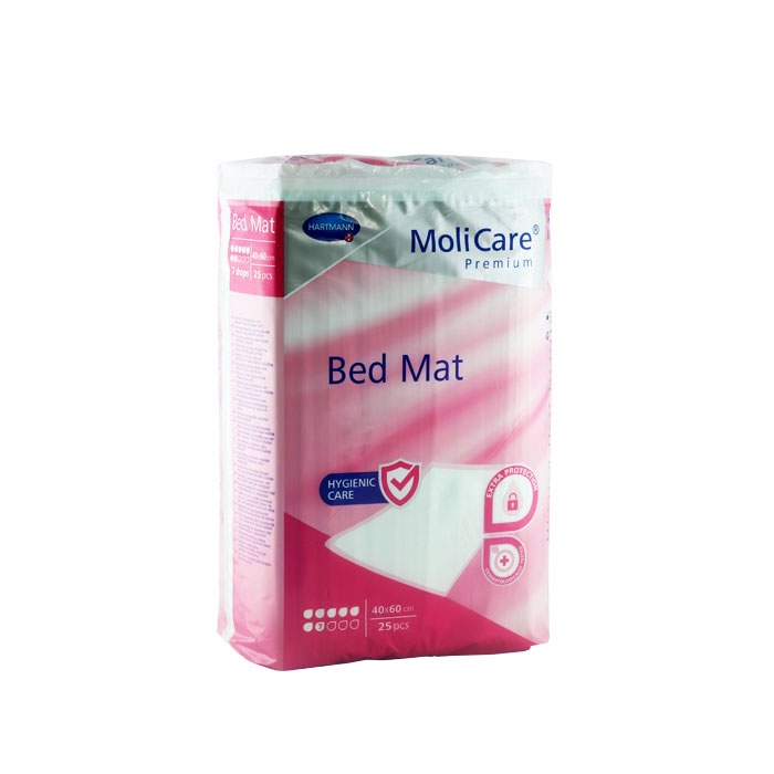 МОЛИКЕЪР ЧАРШАФИ 60/40 25 броя / HARTMANN MOLI CARE PREMIUM BED MAT