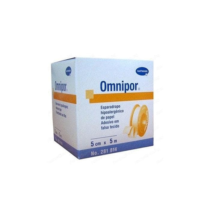 ХАРТМАН ХИПОАЛЕРГИЧНА АДХЕЗИВНА ЛЕНТА ОМНИПОР 5 см. х 5 м. / HARTMANN OMNIPOR ADHESIVE HYPOALLERGENIC TYPE