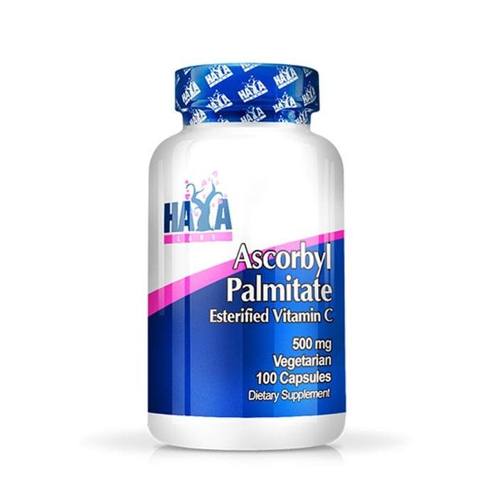 ХАЯ АСКОРБИЛ ПАЛМИТАТ кaпсули 500 мг. 100 броя / HAYA LABS ASCORBYL PALMITATE