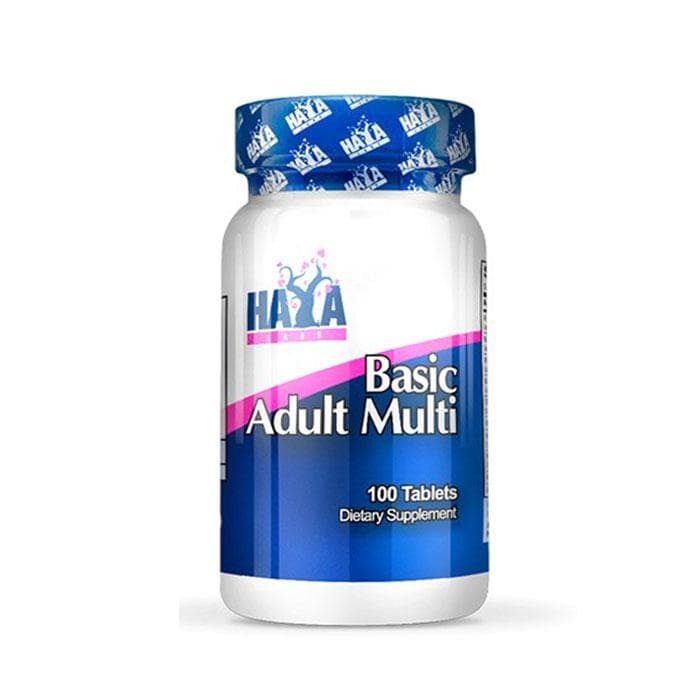 ХАЯ ЛАБС МУЛТИВИТАМИНИ ЗА ВЪЗРАСТНИ таблетки 100 броя / HAYA LABS BASIC ADULT MULTIVITAMIN