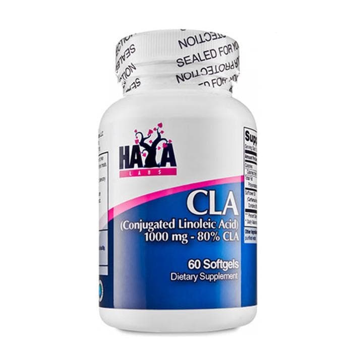 ХАЯ ЛАБС КЛА дражета 60 броя / HAYA LABS CLA (CONJUGATED LINOLEIC ACID)