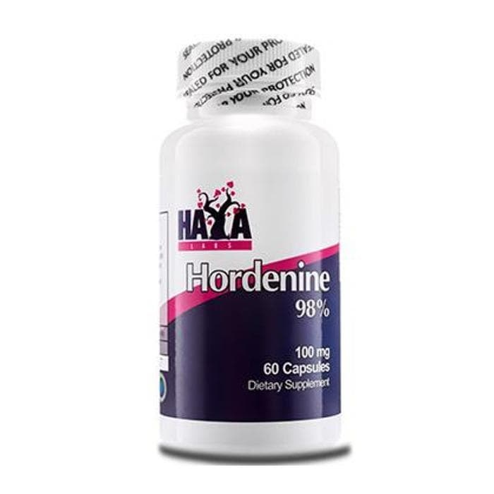 ХАЯ ЛАБС ХОРДЕНИН 98% капсули 100 мг. 60 броя / HAYA LABS HORDENINE 98%