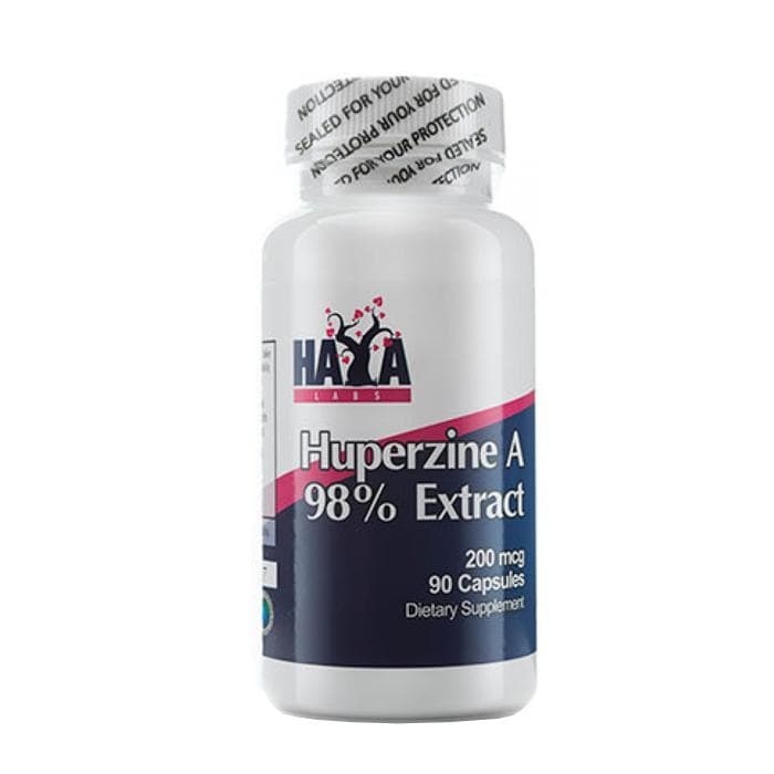 ХАЯ ЛАБС ХУПЕРЗИН А 98 % капсули 200 мкг 90 броя / HAYA LABS HUPERZINE A 98 % EXTRACT