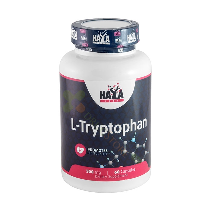 ХАЯ ЛАБС L - ТРИПТОФАН капсули 500 мг 60 броя / HAYA LABS L - TRYPTOPHAN