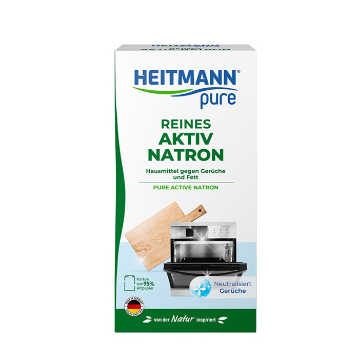 ХАЙТМАН ПЮР ПРЕПАРАТ ПРОТИВ МАЗНИНИ И МИРИЗМИ С АКТИВЕН НАТРОН 350 г / BRAUNS HEITMANN HEITMANN PURE ACTIV NATRON