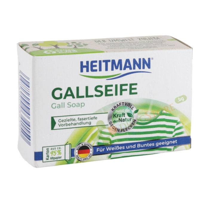 ХАЙТМАН ТВЪРД САПУН ПРОТИВ ПЕТНА 100 г / HEITMANN STAIN SOAP