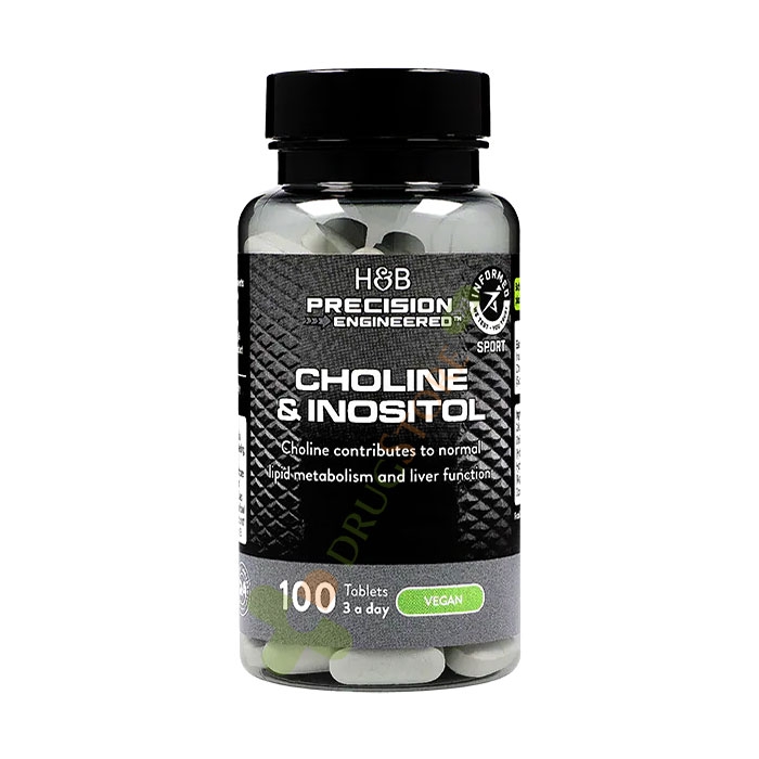 ХОЛИН И ИНОЗИТОЛ таблетки 100 броя / HOLLAND &amp; BARRETT CHOLINE INOSITOL