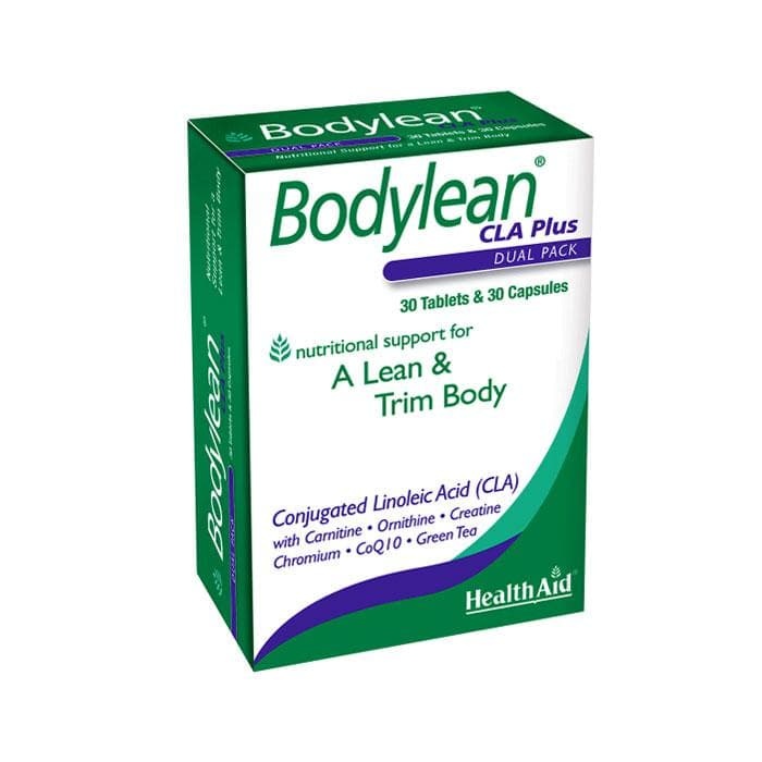 БОДИЛИЙН КЛА ПЛЮС 30 броя таблетки + 30 броя капсули / HEALTH AID BODYLEAN CLA PLUS