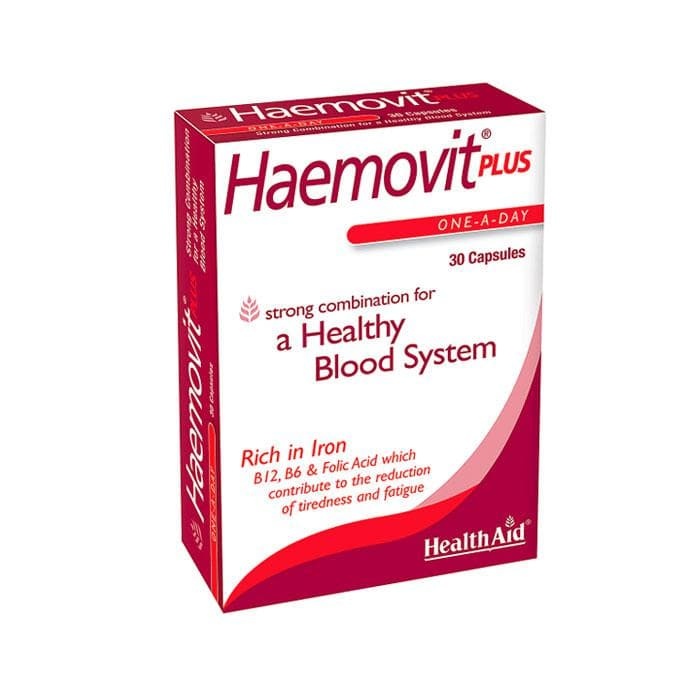 ХЕМОВИТ ПЛЮС капсули 30 броя / HEALTH AID HAEMOVIT PLUS