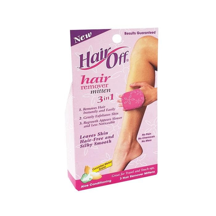 ХЕЪР ОФ ЕПИЛИРАЩА РЪКАВИЦА ЗА КРАКА 3 броя / HEALTH AID HAIR OFF REMOVER MITTEN