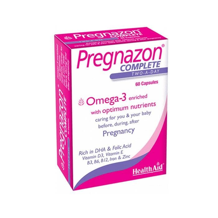 ПРЕГНАЗОН КЪМПЛИЙТ капсули 60 броя / HEALTH AID PREGNAZON COMPLETE
