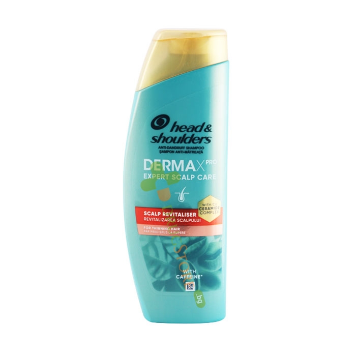 ХЕД &amp; ШОУДЪРС ДЕРМА ЕКС ПРО ЗА СУХ СКАЛП И ИЗТЪНЕНА КОСА 300 мл / HEAD &amp; SHOULDERS DERMA X PRO FOR THINNING HAIR