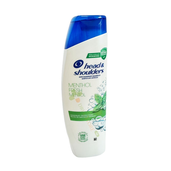 ХЕД &amp; ШОУДЪРС ОСВЕЖАВАЩ ШАМПОАН ПРОТИВ ПЪРХОТ С МЕНТОЛ 250 мл / PROCTER &amp; GAMBLE HEAD &amp; SHOULDERS FRESH MENTHOL ANTI-DANDRUFF SHAMPOO