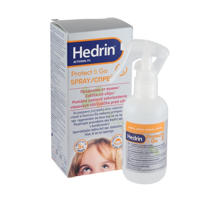 ХЕДРИН ПРОТЕКТ &amp; ГОУ ПРОТИВ ВЪШКИ И ГНИДИ спрей 100 мл / CEUMED HEDRIN PROTECT &amp; GO spray
