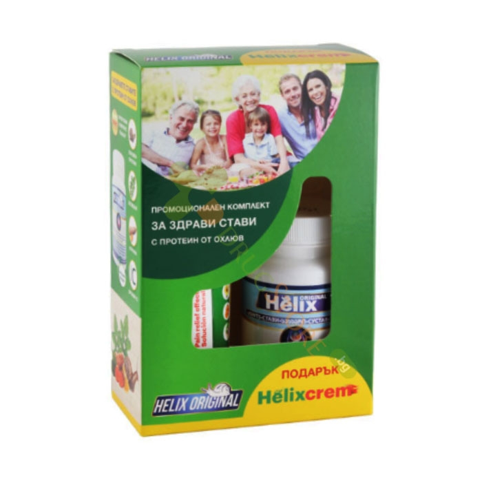 ХЕЛИКС ОРИГИНАЛ ДАБЪЛ капсули 60 броя + ХЕЛИКС КРЕМ 100 мл / TELESTAR HELIX ORIGINAL capsules + HELIX CREAM
