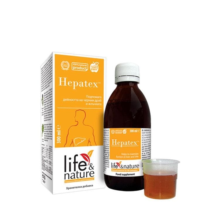 ХЕПАТЕКС СИРОП 300 мл. / LIFE &amp; NATURE HEPATEX SYRUP
