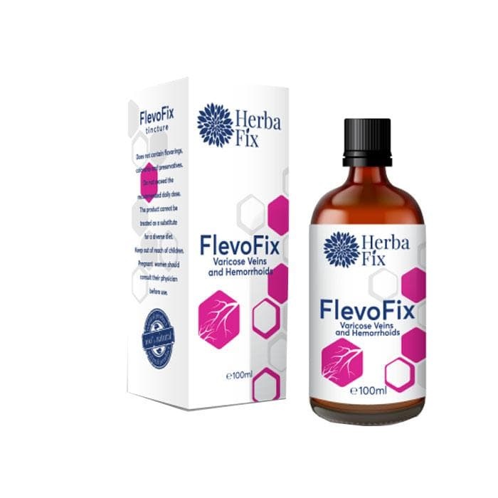 ХЕРБА ФИКС ФЛЕВОФИКС тинктура 100 мл. / HERBA FIX FLEVOFIX VARICOSE VEINS &amp; HEMORRHOIDS