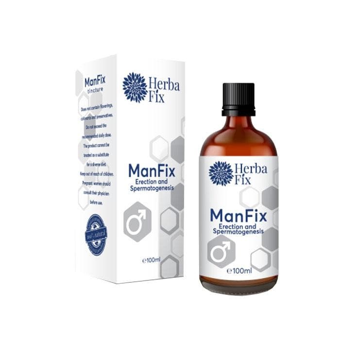 ХЕРБА ФИКС МЕНФИКС тинктура 100 мл. / HERBA FIX MANFIX ERECTION &amp; SPERMOTOGENESIS