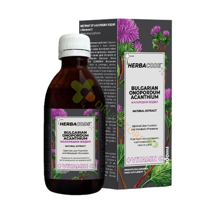 ХЕРБАКОД ЕКСТРАКТ ОТ МАГАРЕШКИ БОДИЛ С ВИТАМИН C 300 мл / HERBACODE BULGARIAN ONOPORDUM ACANTHIUM WITH VITAMIN C