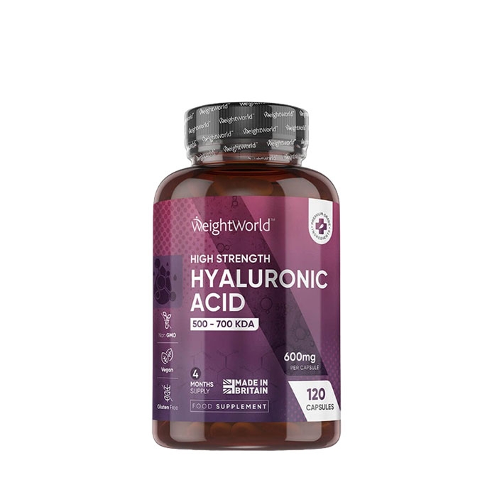 ХИАЛУРОНОВА КИСЕЛИНА капсули 600 мг 120 броя / WEIGHT WORLD HYALURONIC ACID