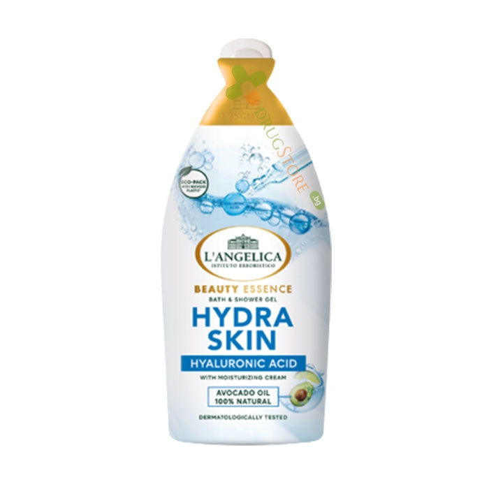 ХИДРА СКИН ДУШ ГЕЛ С ХИАЛУРОНОВА КИСЕЛИНА 500 мл / L`ANGELICA BEAUTY ESSENCE HYDRA SKIN SHOWER GEL WITH HYALURONIC ACID