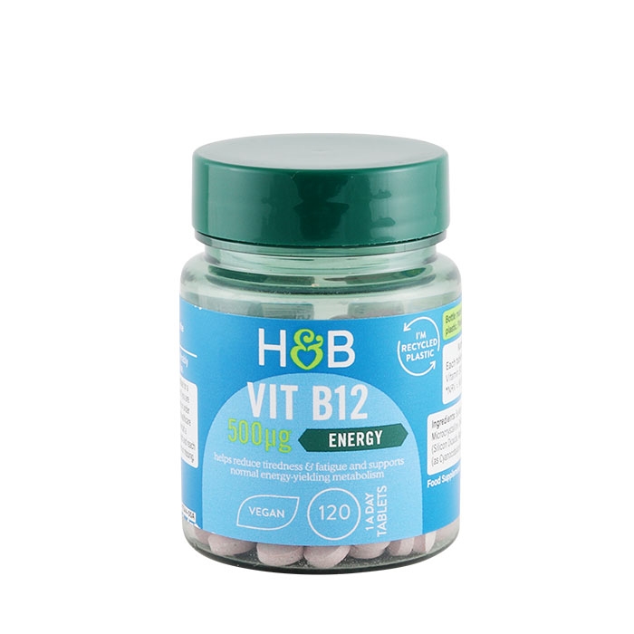 ВИТАМИН B12 таблетки 500 мкг 120 броя / HOLLAND &amp; BARRETT VITAMIN B12