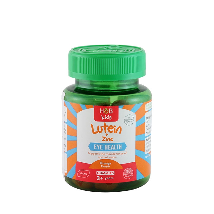ЛУТЕИН + ЦИНК ЗА ДЕЦА желирани таблетки 30 броя / HOLLAND & BARRETT ...