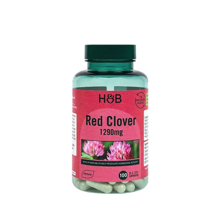 ЧЕРВЕНА ДЕТЕЛИНА капсули 100 броя / HOLLAND &amp; BARRETT RED CLOVER
