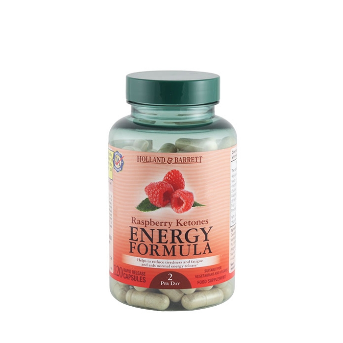 МАЛИНОВИ КЕТОНИ капсули 120 броя / HOLLAND BARRETT RASPBERRY KETONES