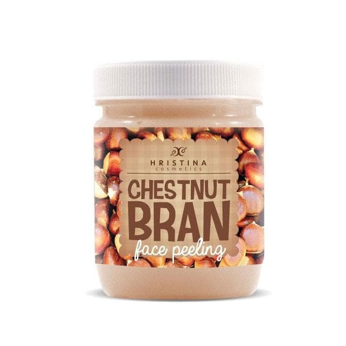 КОЗМЕТИЧНИ ТРИЦИ ЗА ЛИЦЕ С КЕСТЕН 200 мл. / HRISTINA CHESTNUT BRAN FACE PEELING