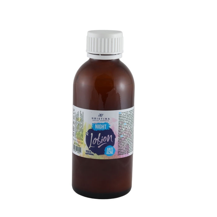 НОЩЕН ЛОСИОН ПРИ АКНЕ 150 мл/ HRISTINA ANTI ACNE NIGHT LOTION