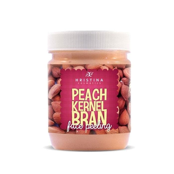 КОЗМЕТИЧНИ ТРИЦИ ЗА ЛИЦЕ С ПРАСКОВА 200 мл. / HRISTINA PEACH KERNEL BRAN FACE PEELING